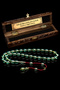نظام Tassel Master Craftsmanship صلاة مسبحة من العنبر الأخضر المائي الشفاف - 3