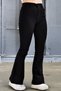 Janis Joplin Black Spanish Leg High Waist Lycra Women's Jeans - 2