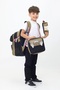 18 Varsity 3-Piece School Bag Backpack Lunchbox Pen Holder Primary School Plush Toy Gift - 5