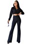 Shub Spanish Leg Colorfast Black Stretchy High Waist Denim Pants