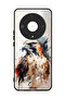 غطاء حماية لهاتف Honor X9b 5G بتصميم نسر تجريدي