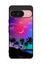 غطاء حماية لجهاز Google Pixel 9 بتصميم فن القمر في الليل