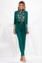 Jachetă verde elegantă - 3