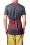 Adjustable Length Pocketless Red Kitchen Restaurant Chef Apron - 2