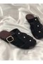 Vien Syah 2 cm Buckle Nubuck Slippers - 6