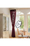 Markahi̇l Full Blackout Blackout Curtain 2 Pieces Lightproof Sunshade Background Curtain - 2