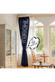Markahi̇l Full Blackout Blackout Curtain 2 Pieces Lightproof Sunshade Background Curtain - 2