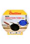 Iron Induction Tawa with Strip Wooden Handle, 23 cm, Black, IND 1680007 - 3