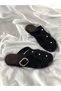 Vien Syah 2 cm Buckle Nubuck Slippers - 5
