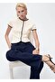 Cotton T-Shirt with Contrast Trim - 5
