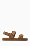 Adjustable Suede Velcro Sandals - 5