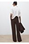 Straight Cut Lyocell Fabric Pants - 4