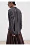 Oversize draped shirt - 4