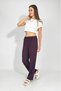 Women's Elastic Waist Ayrobin Tracksuit Pants Plum - 6