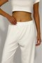 Women's Elastic Waist Ayrobin Tracksuit Trousers Ecru - 9