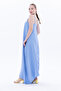 Women's Aerobin Fabric Adjustable Strap Long Dress - 6