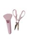 Kitchen Scissors with Stand, Multifunctional, Pink, 21 cm, S233