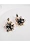 Evening Dress Crystal Flower Earrings 5 cm - 2