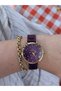 Jg.Polo Club Purple Color Special Series Stone Steel Watches Women's Watches Do Not Change Color