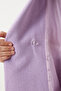 Women's Lilac Padded Stylish Buttoned Tweed Blazer Jacket Xl00005 - 3