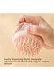 Silicone Hair Washing Comb Brush for Hair and Body Massage with Shampoo, Conditioner, Shower Gel Container - 2