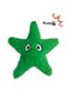 Green Starfish Plush Dog Toy Rustle Sound Plush Dog Toys