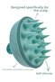 Soft Silicone Toothed Comb Scalp Massage Comb Shampoo Shower Brush Bath Hair Care Comb