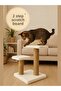 44 cm Cat Scratching Board with Two Steps/Stepl, Play, Exercise, Scratching, Resting Area