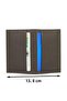 Small Leather Men's Wallet & Business Card Holder Card Holder with Driver's License and ID Compartment - 6