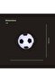 Black-White 11 cm Cat Plush Ball Toy Durable and Soft Cat Toy Ball - 3