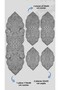 Ottoman 5 Piece Luxury Runner Living Room Coffee Table Tablecloth Set French Laced Dowry Set Gray - 8
