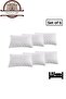 Set of 6 Pillow Protectors, Quilted Pillow Mattresses, 50 X 70 Cm