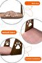 Heater Honeycomb Easy to Hang on the Radiator Cat Bed Dust Pink - 2