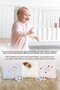 Embroidered Baby Blanket, Soft Wellsoft Plush, 90x100cm, Child Newborn, Off-White Cream - 3
