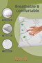 Bamboo Gray Series Covered Antiallergic Zippered Washable Silicone Fiber Pillow 50X70Cm 800 Gr - 4