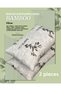 2 Pieces Bamboo Gray Series Washable Antiallergic Silicone Fiber Pillow 50X70Cm 800 Gr