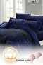 King Size Double Duvet Cover Set Cotton Satin 3D Special Design Blue Night 220X240Cm - 4