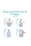 متجر Mommyslab 0 -3 قماط منقوش للموسم الجديد 100% قطن - جديد - 3