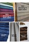 100% Blackout Linen Background Curtain 1x2.5 Pleated - 3