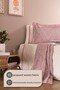 Ada Single Bed Cover Set Pink Daily Multi-Purpose Pique Cover Set - Stylish Box and Package - 4