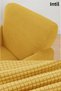 Lycra Stretch Elastic Flexible Square Pattern Armchair Single Seat Cover Sofa Cover - 5