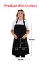 4 Simple Adjustable Strap Kitchen Aprons - 6