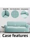 Jacquard Brick Pattern Stretch Elastic Sofa Cover Set 3 3 1 1 Stretchy Couch Sofa Bed Cover - 6