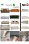 Jacquard 3-Seater Seat Cover Quality, Elastic, Stretch, Flexible, Sofa Bed, Couch Cover Washable - 5