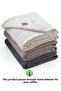 Cuo Knitted Knitwear Bedspread Sofa Cover - Cappuccino - 130X170 cm - 6