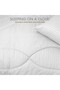 Single Comforter 4-Piece Set , Striped Microfiber Fabric, Soft and Durable Material, 160 x 200 cm - 4