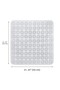 Silicone Suction Cup Massage Bath Shower and Shower Cabin Mat. Shower Foot Mat 54X54Cm M-150 - 4
