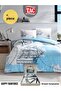 Ocean Turquoise Ranforce Double Duvet Cover Set 200X220 cm
