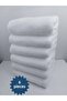 Dye Resistant Microfiber Hairdressing Towels 6-Piece White 50X90 cm |   Hair Lightener Resistant