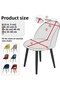Jacquard Brick Pattern Oval Chair Cover. Lycra, Flexible, Washable, Rubber. - 4